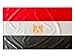 Produktbild Durabol Flagge Ägypten Flag 150 x 90 cm Satin Doppelte Nähte