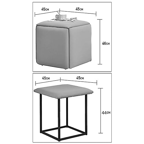 Canapé cube créatif ottomans modulables et pouf 5 en 1 design - 4