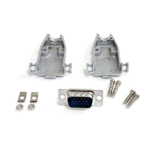 StarTech.com C15HPSMMETAL Assembled HD15 Male Solder D-SUB Connector with Metal Backshell