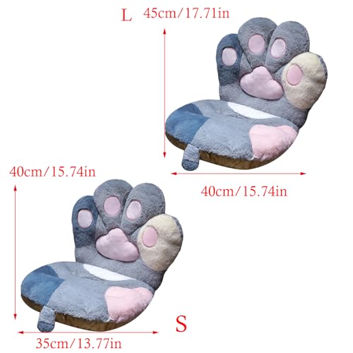Coussin de sol griffe de chaton soulagement du dos assise basse confortable