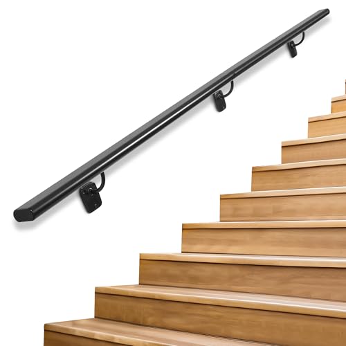 SDNBHT Industrial Stair Handrail Review: A 5ft Wall-Mounted Metal Railing for Indoor & Outdoor Use
