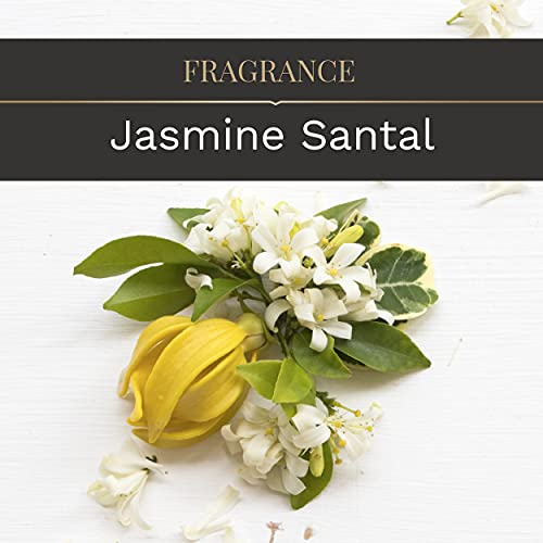 Clco By Candle-Lite Jasmine Santal Single-Wick Scented Candle, 14 Oz Jar, Off White, 14 Ounce #TOP2