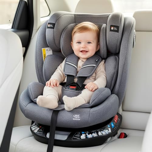Mee Mee Orbit 360° Rotatable Convertible ISOFIX Baby Car Seat for...