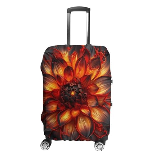 Travel Luggage Cover Elastic Suitcase Protector Anti-Scratch Washable Neon Effect Style Luggage Sleeve Tsa Approved Carry on Covers Baggage Cover Fits 18-32 Inch Luggages