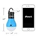 E-TRENDS Compact LED Lantern Tent Camp Light Bulb for Camping Hiking Fishing Emergency Lights, Battery Powered Portable Lamp, 4 Count, Multi-Color, Batteries Included
