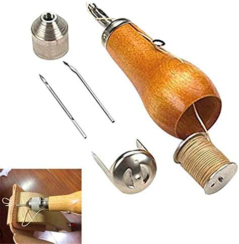 Professional Speedy Stitcher Sewing Awl Tool Kit, Needle Arts & Craft Tools for Leather Sail & Canvas Heavy Repair Accessory