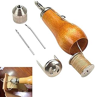 Professional Speedy Stitcher Sewing Awl Tool Kit, Needle Arts & Craft Tools for Leather Sail & Canvas Heavy Repair Accessory