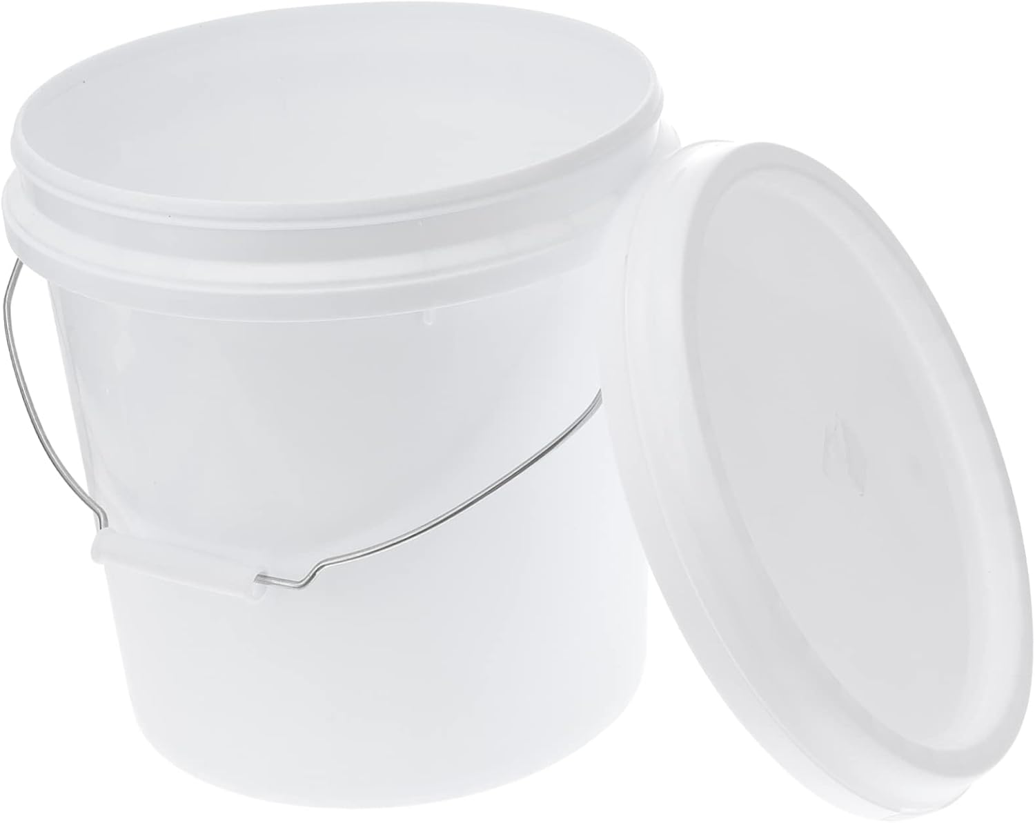 Round Plastic Bucket Household Sealed Barrel for Storage Multi-Functional Bath Water Bucket