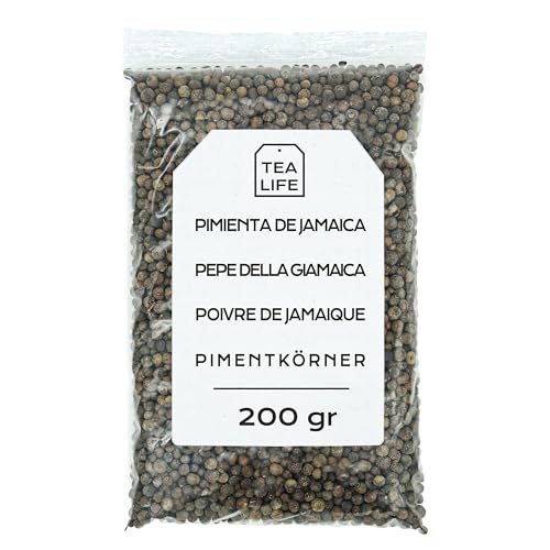 Pimienta de Jamaica 200g - Pimienta de Jamaica Entera - Granos de Pimienta de Jamaica - Pimienta Guayabita - Pimienta Jamaica Especia - Pimienta de Jamaica a Granel (Pimienta Jamaica, 200 gr)
