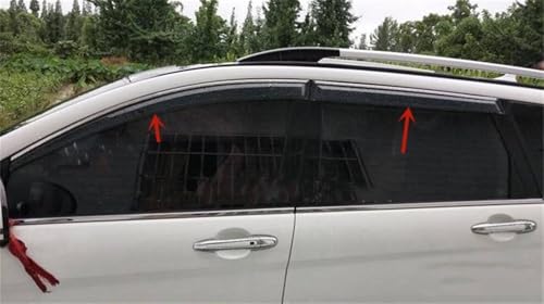 Déflecteurs de vent haut de gamme en acrylique pour Citroën C5 - 4