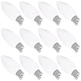 FOYTOKI Bottiglia per Caramelle a Forma di Lampadina in PET 12 Pezzi 35ml