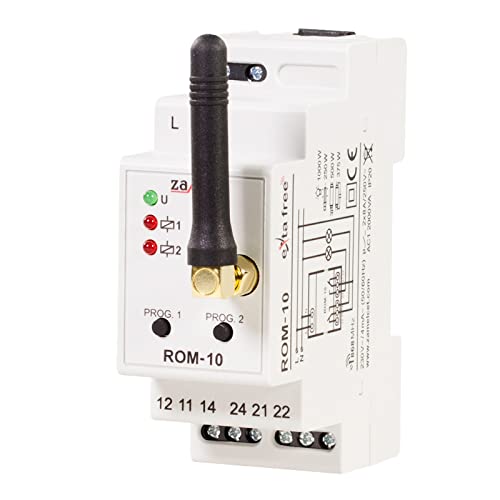 Receptor de radio exta Free 2 canales modular tipo componente ROM de 10 para automatizar 2