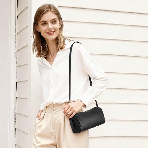 Image of Kattee Leather Crossbody Bags for Women, Crossbody Purses for Women, Small Hobo Bags with Adjustable Strap
