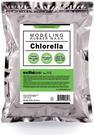 estheSKIN No.112 Chlorella Modeling Mask Powder for Professional Facial Treatment, 35 Oz. (1 pack)