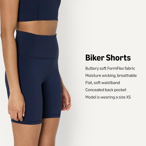 Image of Amazon Essentials Women's Active FormFlex Buttery Soft High Waist Biker Shorts