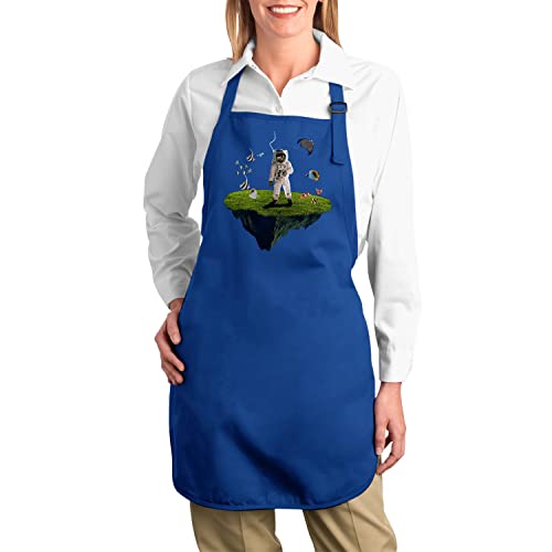 Tablier cuisine poisson bleu pour éviter les taches avec un style unique