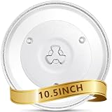 Piastra di ricambio per microonde, 26,9 cm, praticamente universale, per Panasonic, Hotpoint, Magic Chef, LG, Kenmore, GE e Westinghouse, piastra sicura da 26 cm, facile da pulire