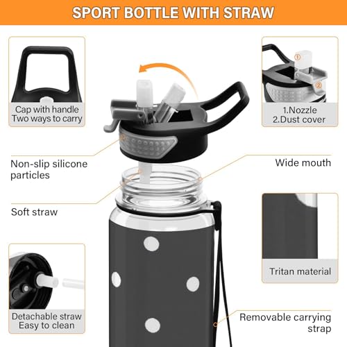 Gourde réutilisable Tritan sans BPA bouteille d'eau 946 ml pour le travail
