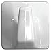 OOK 72801 Small Self-Adhesive All-Purpose Hooks, Lightweight Plastic Hangers, 5lbs (4 Pack)