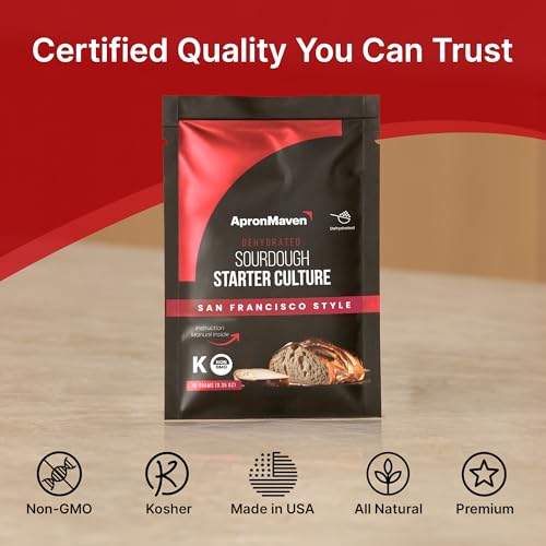 Apron Maven Premium Sourdough Starter Culture - San Francisco Style Heirloom Dehydrated With Simple Activation Instructions for Homemade Artisan Bread Baking - image 8