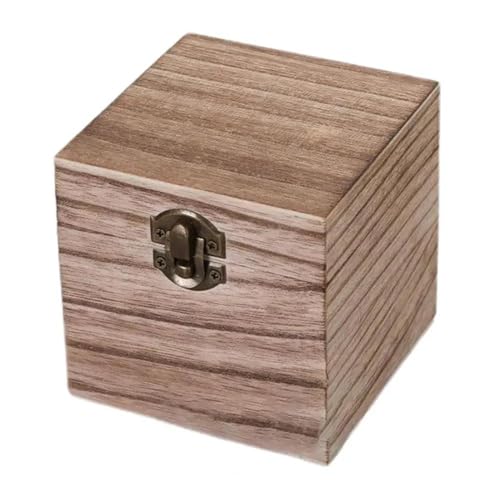 Boîte à bijoux YZCIS en bois : finis les bijoux emmêlés grâce à ce support carré pratique