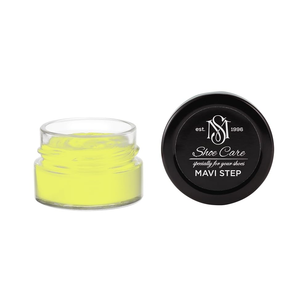 Crème de Cirage Premium - NCS S 0550-G70Y Olivine Vibrant - Soin Nourrissant & Rénovateur de Couleur pour Cuir Lisse par MAVI STEP - 1.70 fl oz / 50 ml