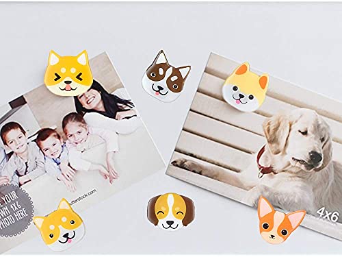 Imanes decorativos para nevera con diseño 3D perro 6 pzas miniatura 6