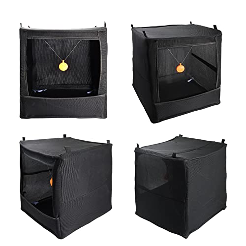 Obert Slingshot Target Box, Foldable Slingshot Target Trap Box Sound-Proof Recycle Slingshot Ammo Catapult Catcher For Target Practice Hunting Targets #TOP7