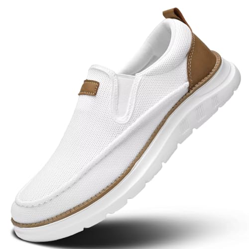 Mens Casual Slip in Shoes Boat Slip On Loafers Fashion Walking Dress Sneakers Work...