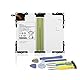 K KYUER 3.8V 27.74Wh 7300mAh EB-BT585ABE EB-BT585ABA Tablette Laptop Akku Replacement für Samsung Galaxy Tab A 10.1 2016 SM-T580 SM-T585 SM-T585C SM-P580 SM-T587 SM-T587P Tablet Battery with Tools