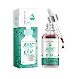 Suero Facial Con Complejo AHA Y Ácidos De Frutas Naturales, Acción Exfoliante Y Purificante En Profundidad, Para Una Piel Suave Y Radiante, Reduce Visiblemente Los Poros, Hidratación Intensa