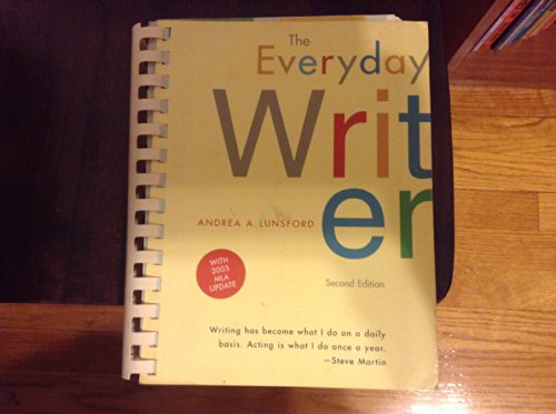 Everyday Writer 2e comb bound with 2003 MLA Upd... 0312413904 Book Cover