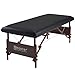 Master Massage Rectangular Universal Fabric Fitted PU Vinyl Leather Ultra-Durable Massage Table Protection Cover-Replacement Cover Protector Black