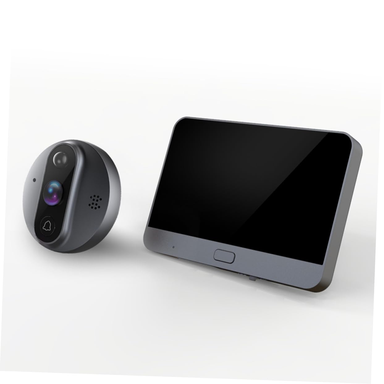 Timbre Visual Inteligente Con Espejo Cat Eye De Monitoreo Remoto y Función De Captura De Imágenes Para Seguridad Del Hogar