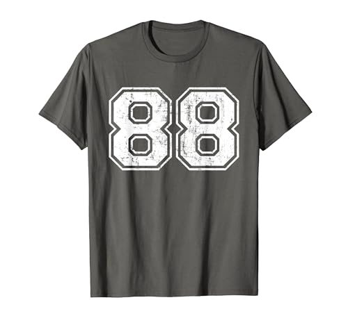 Number 88 EightyEight Distressed Vintage Sport Team Practice T�V���c