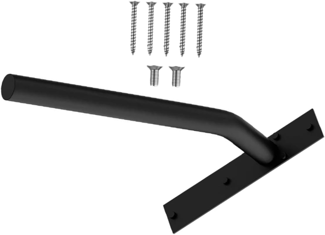 Vaguelly Sturdy Handrail Brackets for Stairs Wall-Mounted Support Hardware Stainless Rail Brackets for Indoor and Outdoor Use for Home Safety and Staircase Installation