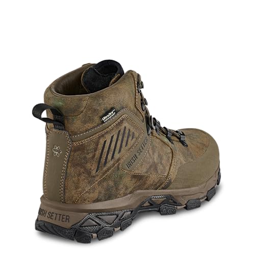 Irish Setter, Pinnacle, Men’s, 7", Waterproof, Hunting Boot, Earth Field Camo2