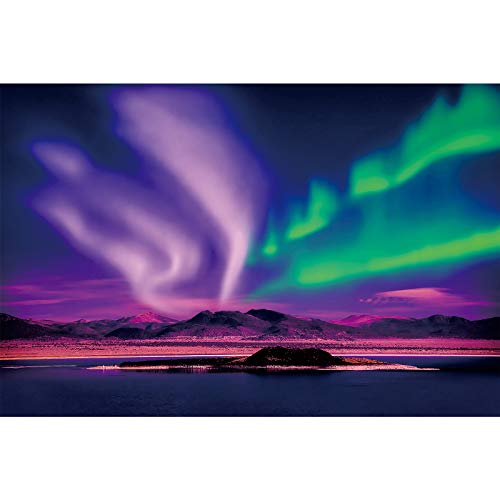 Ingooood-Jigsaw Puzzle 1000 Pieces-Sneak Peek Series- Northern Lights_IG-1071 Entertainment Toys for Adult Special Graduation or Birthday Gift Home Decor