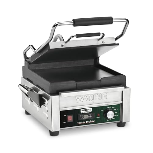 Waring Commercial WFG150T Tostato Perfetto® Compact Flat Surface Toasting Grill,