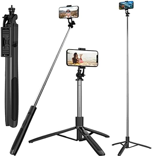 YUGAM 5 feet Selfie Stick Tripod Stand with Wireless Remote 360