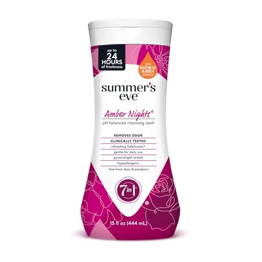 Summer's Eve Amber Nights Feminine Wash, PH-Balanced wash, 15 Fl Oz