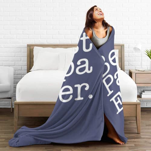 Carwayii Papa Blanket Gifts for Papas Grandpa from Grandkids Dad Blanket Soft Grandfather Throws Father's Day Present for Papas Christmas Dad Birthday Gifts for Indoor Outdoor Travel 50" X 60" by Carwayii - Used condition - Image 4