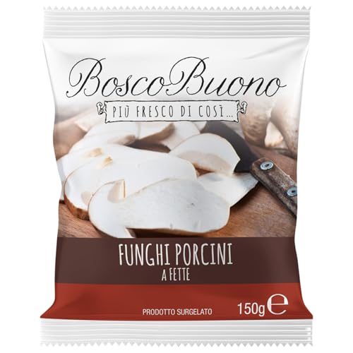 Boscobuono Funghi Porcini a Fette, 150g (Surgelato)