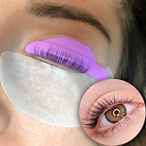 Eyelash Perm Pads Lash Lift Rods Eyelash Perm Silicone Pads 9 Sizes 18 Piece Reusable Soft Lash Lift Pads Shield For Different Length Eyelashes Perfect Lifting (Violets) #TOP7