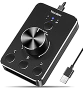 VAYDEER ボリュームコントローラー USB PC スピーカー アンプ スイッチャー オーディオアジャスター ミュート機能サポート Win7/8/10/MAC用