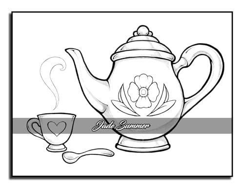 Easy Coloring Book: Large Print Designs for Adults and Seniors with 50 Simple Images of Animals, Flowers, Food, Objects, and More! (Easy Coloring Books) - Image 39