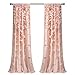 Lush Decor Riley Light Filtering Window Curtain Panel, Single 54