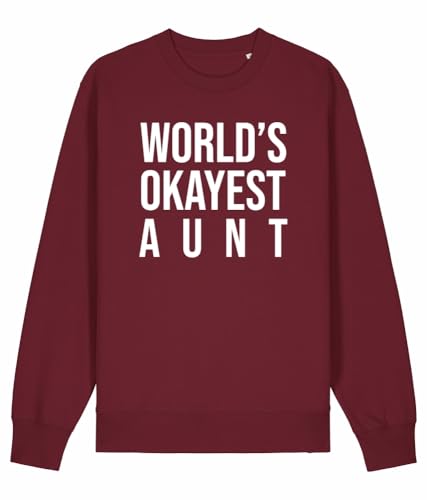 Sweat unisexe World's Okayest Aunt sweat-shirt humour