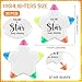 Chivertion 30 Pcs Inspirational Highlighters Bulk Multicolor Star Pens Brush Tip Highlighters 5 Colors Markers Bulk Testing Motivation Gifts for Students