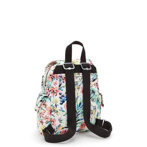 Miniatura 2 de Kipling City Pack Mini Mochila Pequeña, Cocktail Floral Naranja